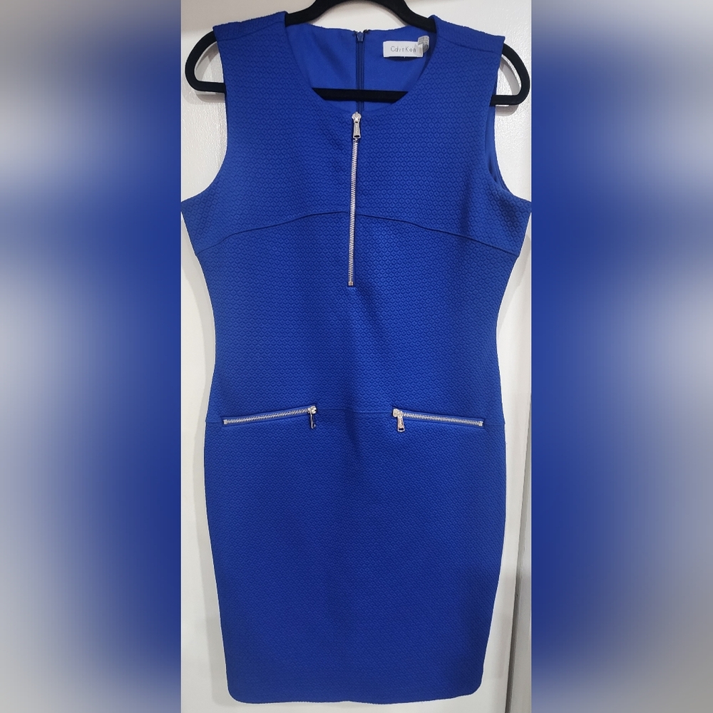 Blue, Calvin Klein women dress.